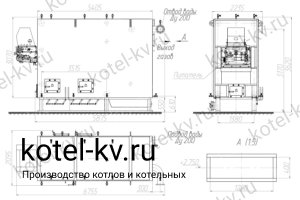 Котел КВм-4.0 с ЗП РПК. Чертеж Котел КВм-4.0 с ЗП РПК. Чертеж
